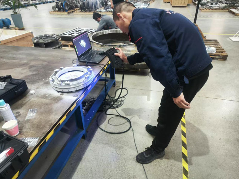 3D -laserskanning for pumpens romdeler