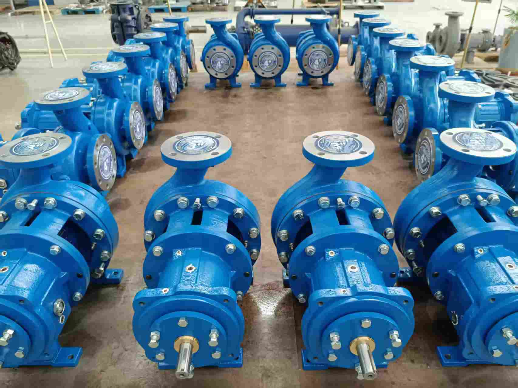 Vellykket levering og kommende forsendelse av 20 kjemiske prosesspumper til europeisk kunde